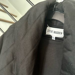 Steve Madden quilted overcoat